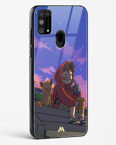 Anime Boy Lo Fi Glass Case Phone Cover (Samsung)