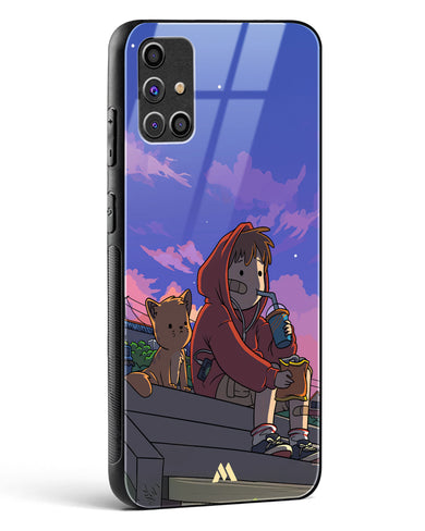 Anime Boy Lo Fi Glass Case Phone Cover (Samsung)