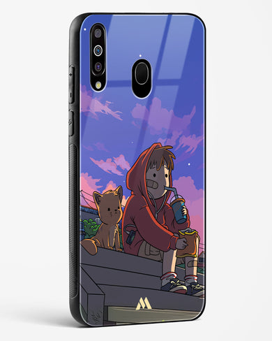 Anime Boy Lo Fi Glass Case Phone Cover (Samsung)