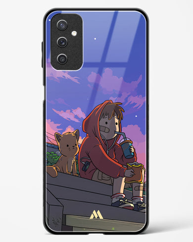 Anime Boy Lo Fi Glass Case Phone Cover (Samsung)