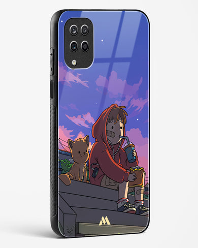 Anime Boy Lo Fi Glass Case Phone Cover (Samsung)