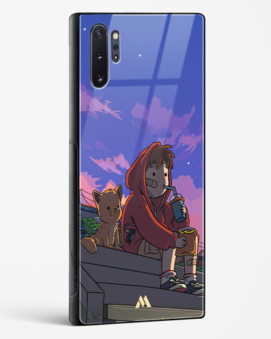 Anime Boy Lo Fi Glass Case Phone Cover (Samsung)