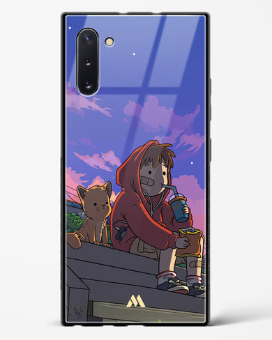 Anime Boy Lo Fi Glass Case Phone Cover (Samsung)