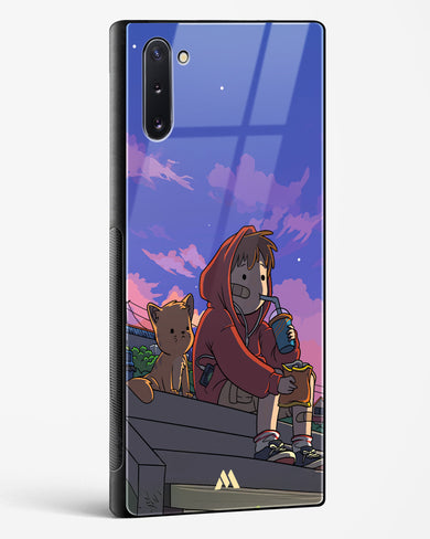 Anime Boy Lo Fi Glass Case Phone Cover (Samsung)