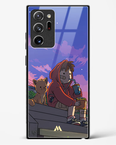 Anime Boy Lo Fi Glass Case Phone Cover (Samsung)