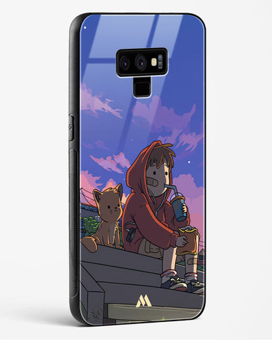 Anime Boy Lo Fi Glass Case Phone Cover (Samsung)
