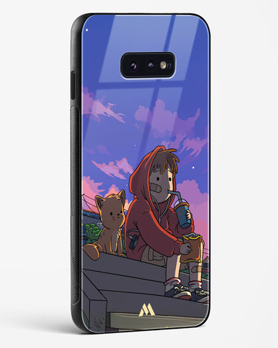 Anime Boy Lo Fi Glass Case Phone Cover (Samsung)