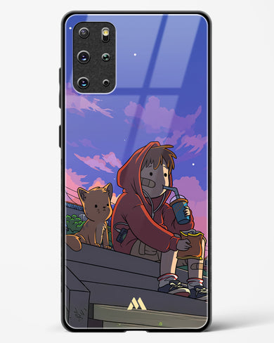 Anime Boy Lo Fi Glass Case Phone Cover (Samsung)