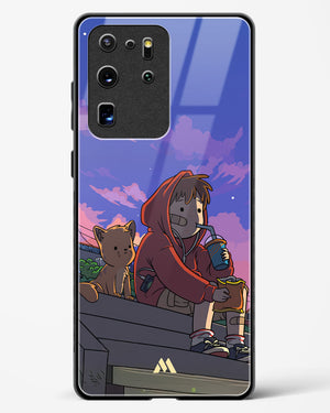 Anime Boy Lo Fi Glass Case Phone Cover (Samsung)