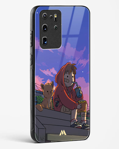 Anime Boy Lo Fi Glass Case Phone Cover (Samsung)