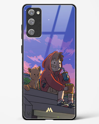 Anime Boy Lo Fi Glass Case Phone Cover (Samsung)