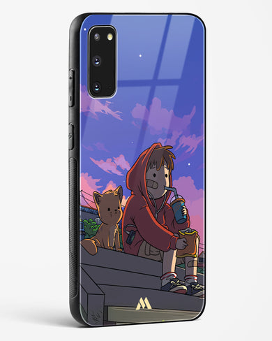 Anime Boy Lo Fi Glass Case Phone Cover (Samsung)