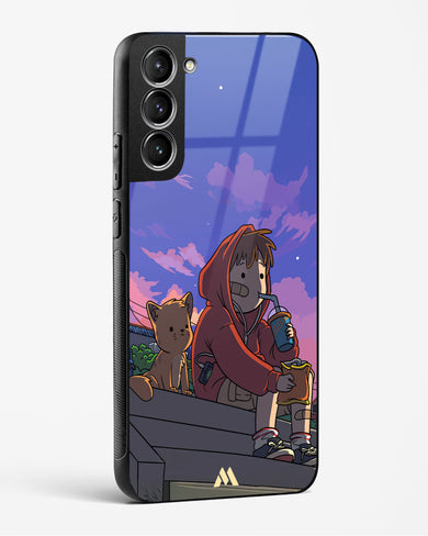 Anime Boy Lo Fi Glass Case Phone Cover (Samsung)