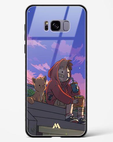 Anime Boy Lo Fi Glass Case Phone Cover (Samsung)