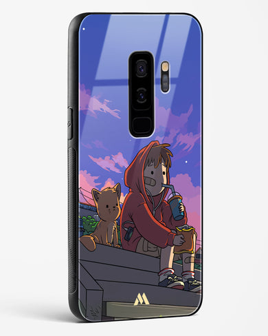 Anime Boy Lo Fi Glass Case Phone Cover (Samsung)
