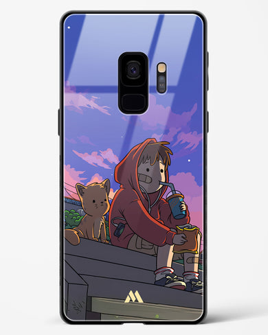 Anime Boy Lo Fi Glass Case Phone Cover (Samsung)