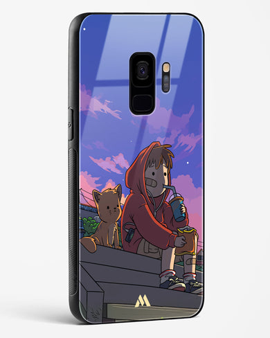 Anime Boy Lo Fi Glass Case Phone Cover (Samsung)