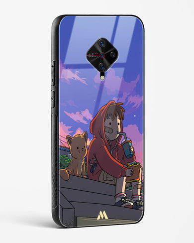 Anime Boy Lo Fi Glass Case Phone Cover (Vivo)