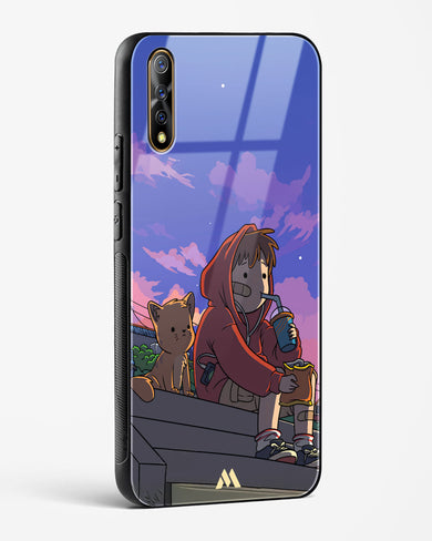 Anime Boy Lo Fi Glass Case Phone Cover (Vivo)