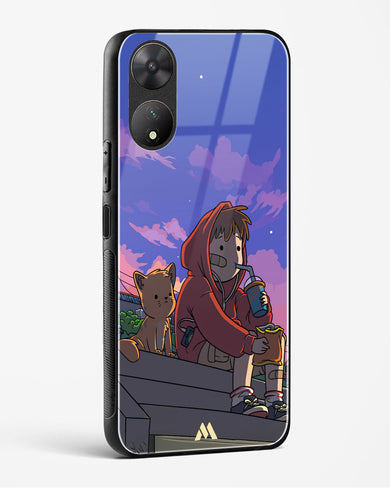 Anime Boy Lo Fi Glass Case Phone Cover (Vivo)