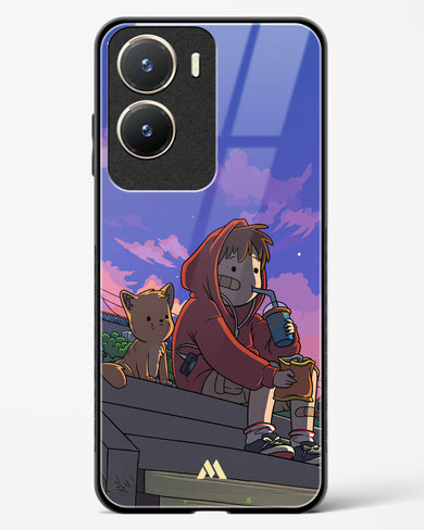 Anime Boy Lo Fi Glass Case Phone Cover (Vivo)