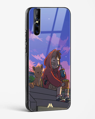 Anime Boy Lo Fi Glass Case Phone Cover (Vivo)