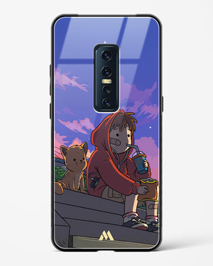 Anime Boy Lo Fi Glass Case Phone Cover (Vivo)