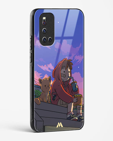 Anime Boy Lo Fi Glass Case Phone Cover (Vivo)