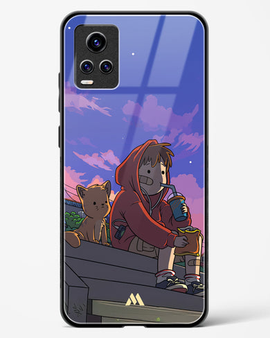 Anime Boy Lo Fi Glass Case Phone Cover (Vivo)