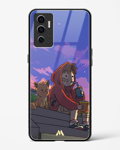 Anime Boy Lo Fi Glass Case Phone Cover (Vivo)