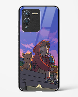 Anime Boy Lo Fi Glass Case Phone Cover (Vivo)