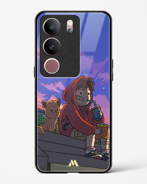 Anime Boy Lo Fi Glass Case Phone Cover (Vivo)