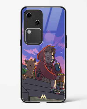 Anime Boy Lo Fi Glass Case Phone Cover (Vivo)