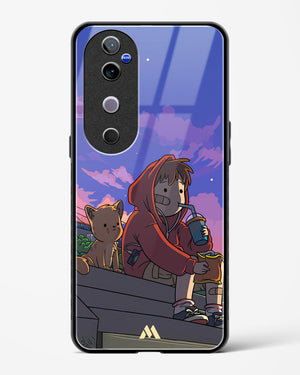 Anime Boy Lo Fi Glass Case Phone Cover (Vivo)