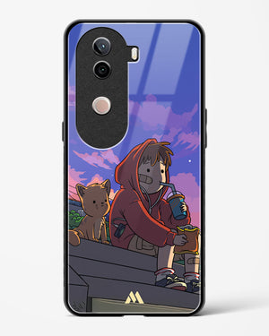 Anime Boy Lo Fi Glass Case Phone Cover (Vivo)