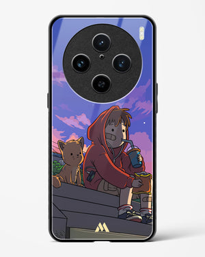 Anime Boy Lo Fi Glass Case Phone Cover (Vivo)