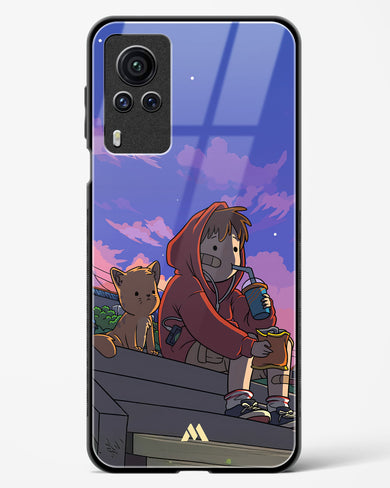 Anime Boy Lo Fi Glass Case Phone Cover (Vivo)