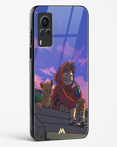 Anime Boy Lo Fi Glass Case Phone Cover (Vivo)