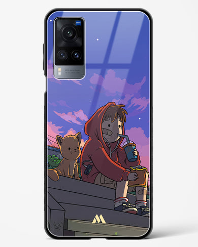 Anime Boy Lo Fi Glass Case Phone Cover (Vivo)