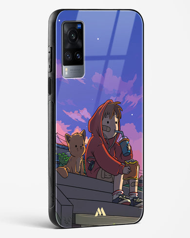 Anime Boy Lo Fi Glass Case Phone Cover (Vivo)