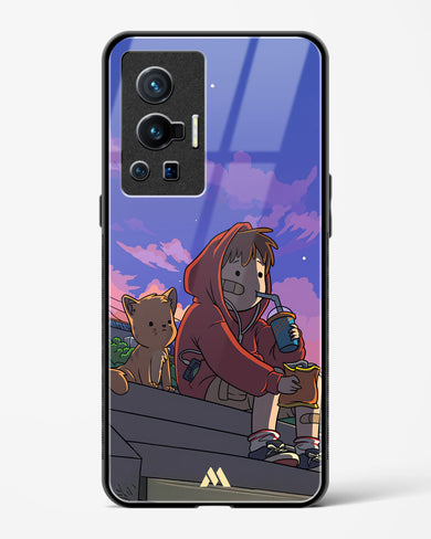 Anime Boy Lo Fi Glass Case Phone Cover (Vivo)