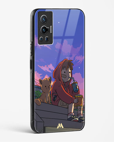 Anime Boy Lo Fi Glass Case Phone Cover (Vivo)