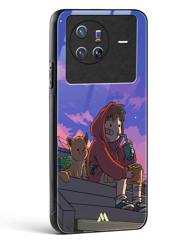 Anime Boy Lo Fi Glass Case Phone Cover (Vivo)