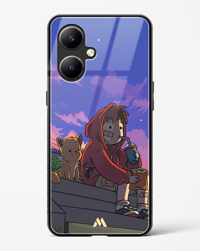 Anime Boy Lo Fi Glass Case Phone Cover (Vivo)