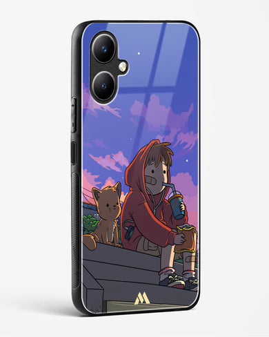 Anime Boy Lo Fi Glass Case Phone Cover (Vivo)