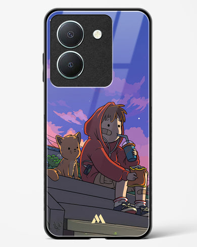 Anime Boy Lo Fi Glass Case Phone Cover (Vivo)