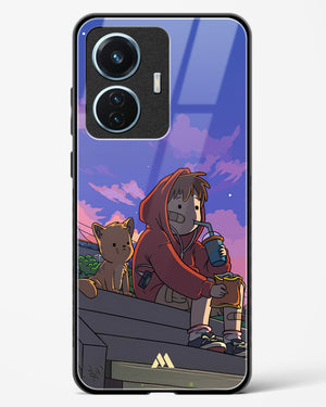 Anime Boy Lo Fi Glass Case Phone Cover (Vivo)