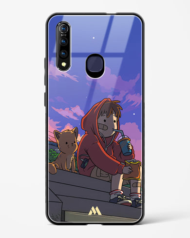 Anime Boy Lo Fi Glass Case Phone Cover (Vivo)