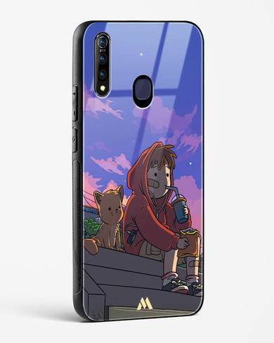 Anime Boy Lo Fi Glass Case Phone Cover (Vivo)