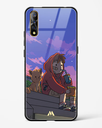 Anime Boy Lo Fi Glass Case Phone Cover (Vivo)